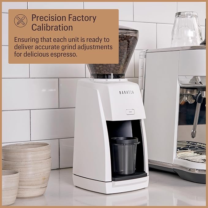 The black coffee grinder in a modern kitchen setting, ready for daily use.